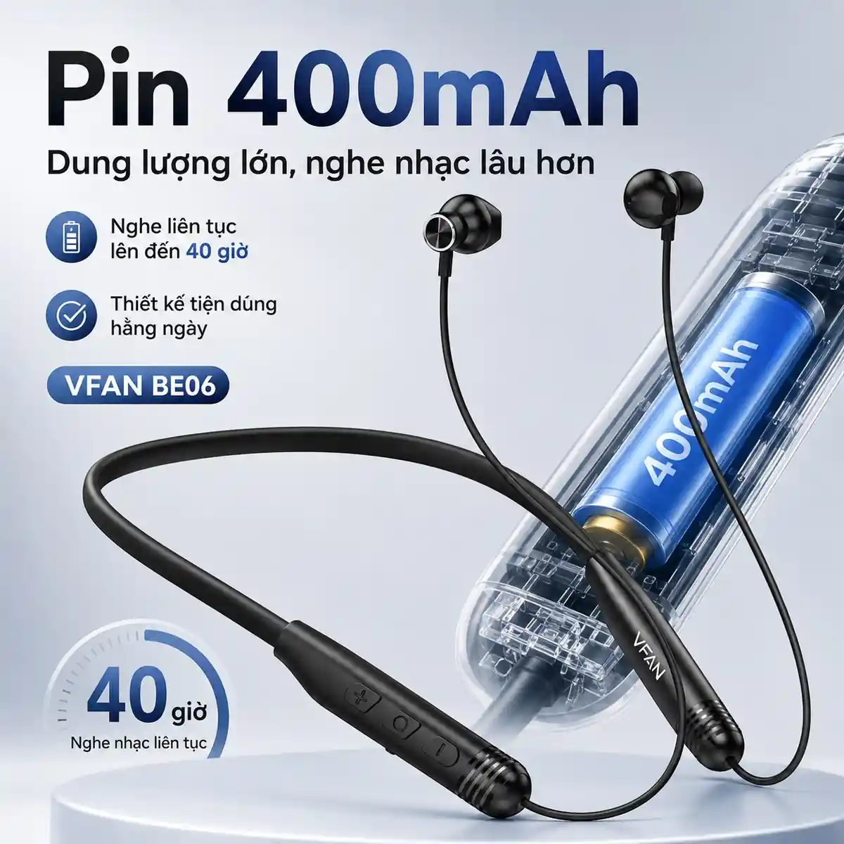 Tai nghe Bluetooth VFAN BE06 - ảnh sản phẩm 2
