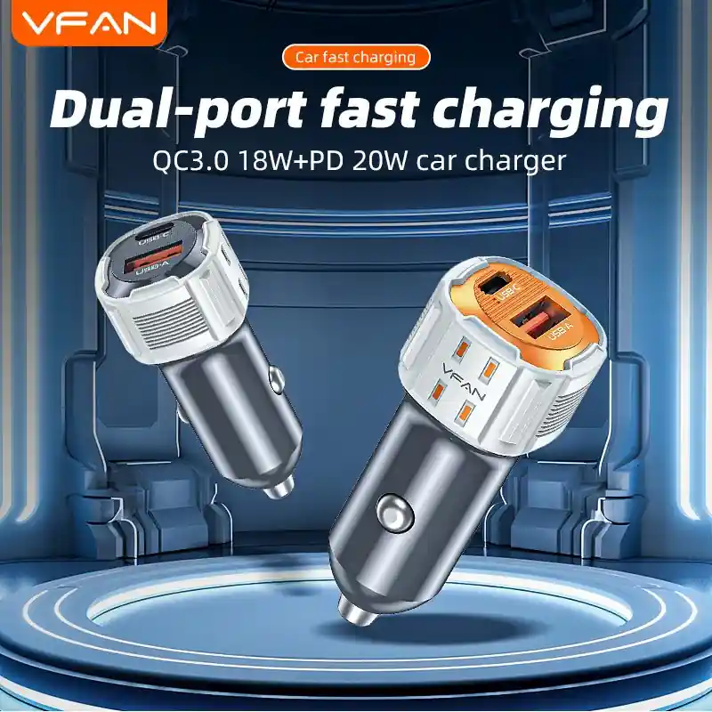 Sạc xe hơi VFAN C15 - ảnh sản phẩm 1
