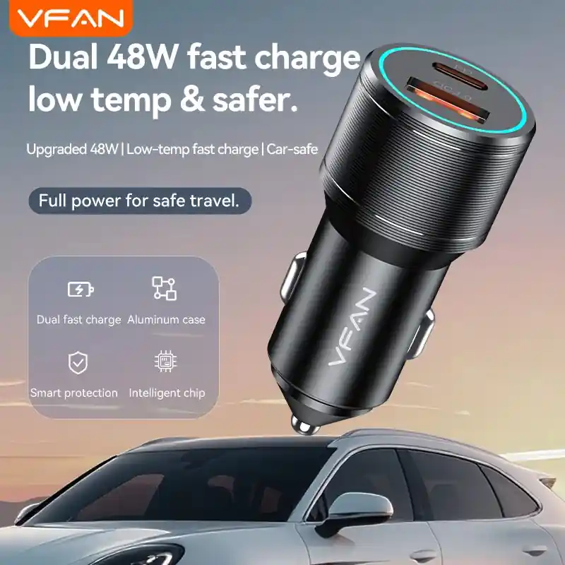 Sạc xe hơi VFAN C16 - ảnh sản phẩm 1