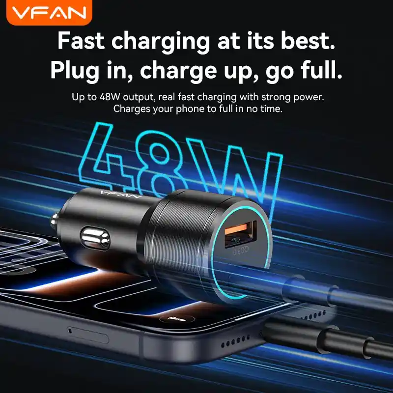 Sạc xe hơi VFAN C16 - ảnh sản phẩm 4