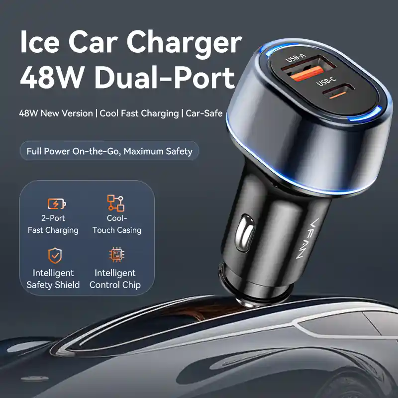 Sạc xe hơi VFAN C18 - ảnh sản phẩm 1