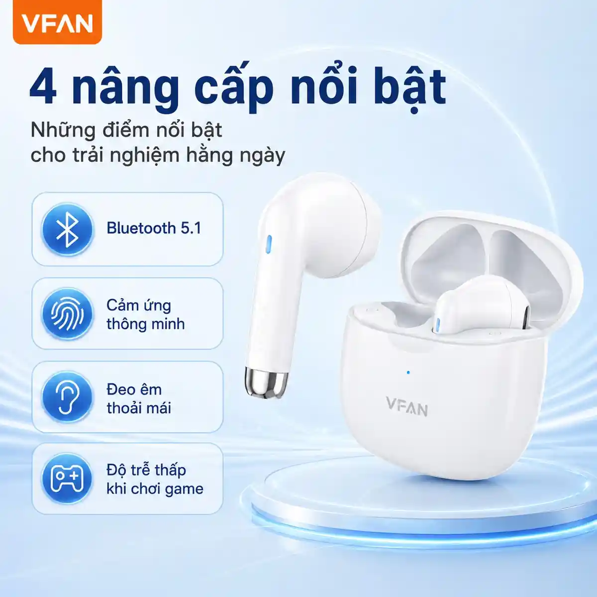 Tai nghe Bluetooth VFAN T06 - ảnh sản phẩm 2