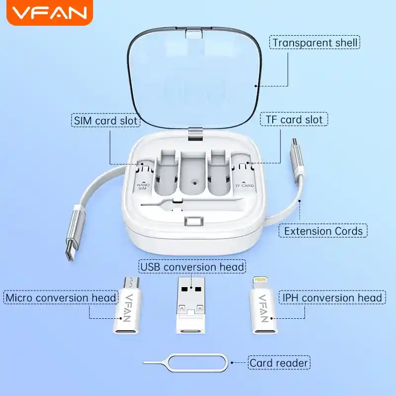 Cáp sạc VFAN X21 - ảnh sản phẩm 4