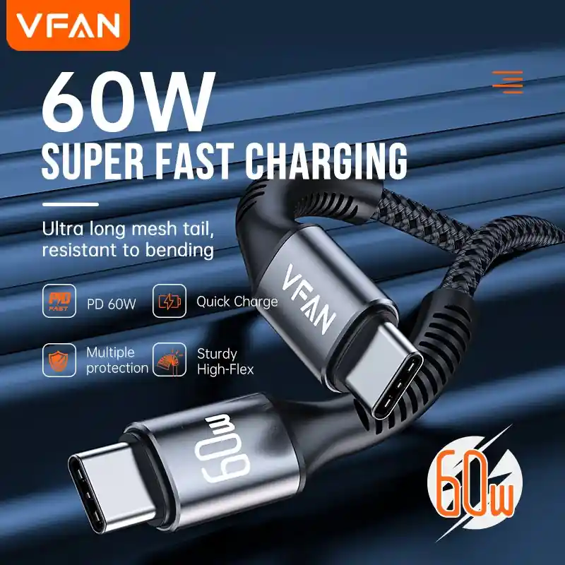 Cáp sạc VFAN X22 - ảnh sản phẩm 1