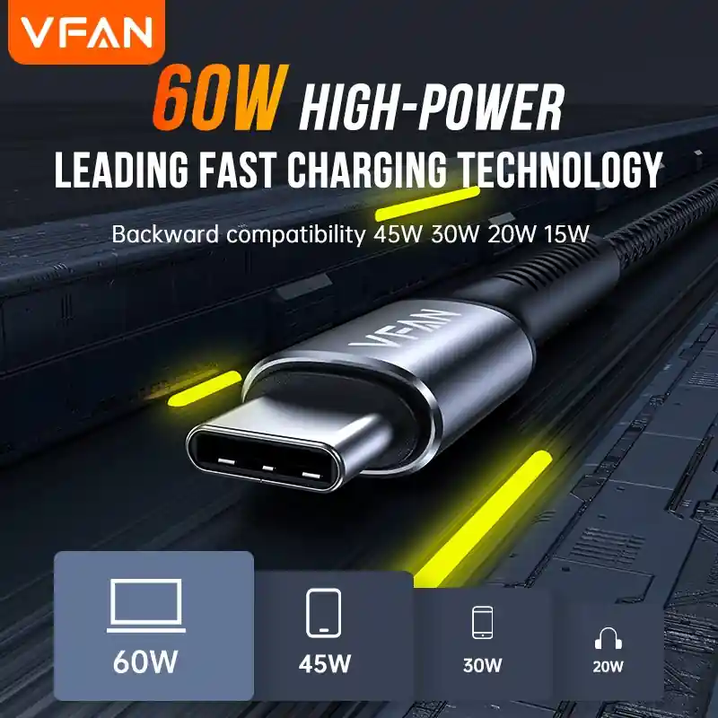 Cáp sạc VFAN X22 - ảnh sản phẩm 3