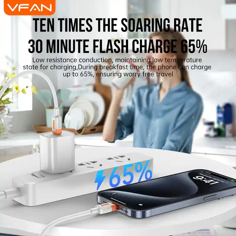 Cáp sạc VFAN X24 - ảnh sản phẩm 2