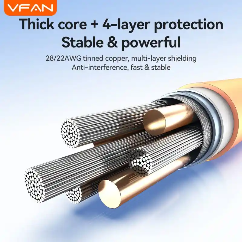 Cáp sạc VFAN X30 - ảnh sản phẩm 4