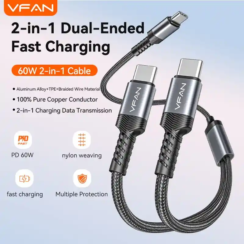 Cáp sạc VFAN X33 - ảnh sản phẩm 1