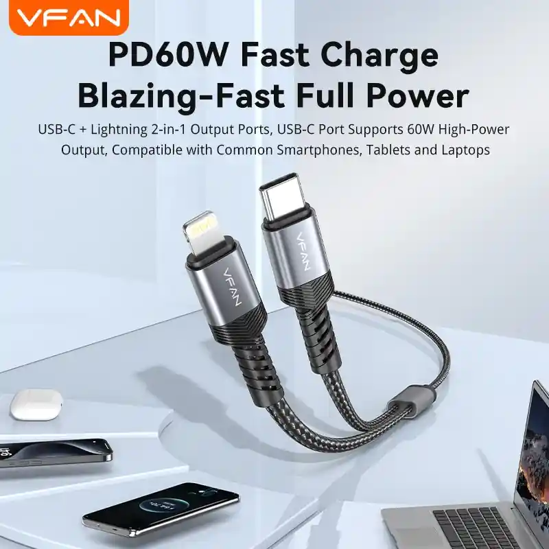 Cáp sạc VFAN X33 - ảnh sản phẩm 2