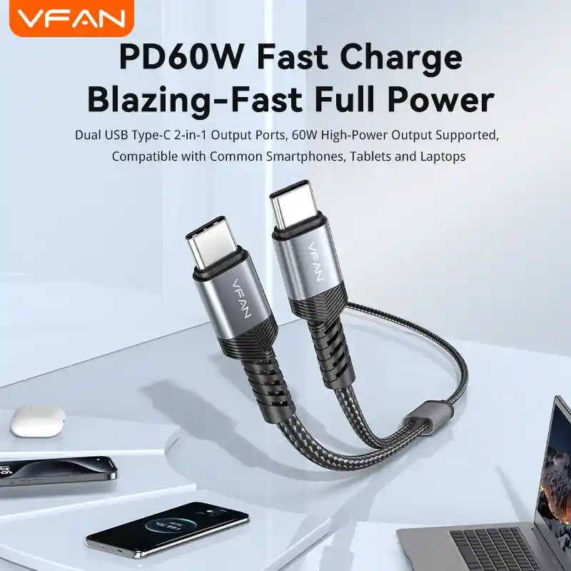 Cáp sạc VFAN X33 - ảnh sản phẩm 3