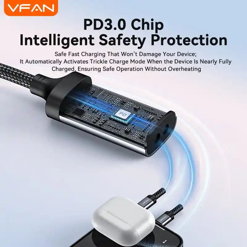 Cáp sạc VFAN X33 - ảnh sản phẩm 4